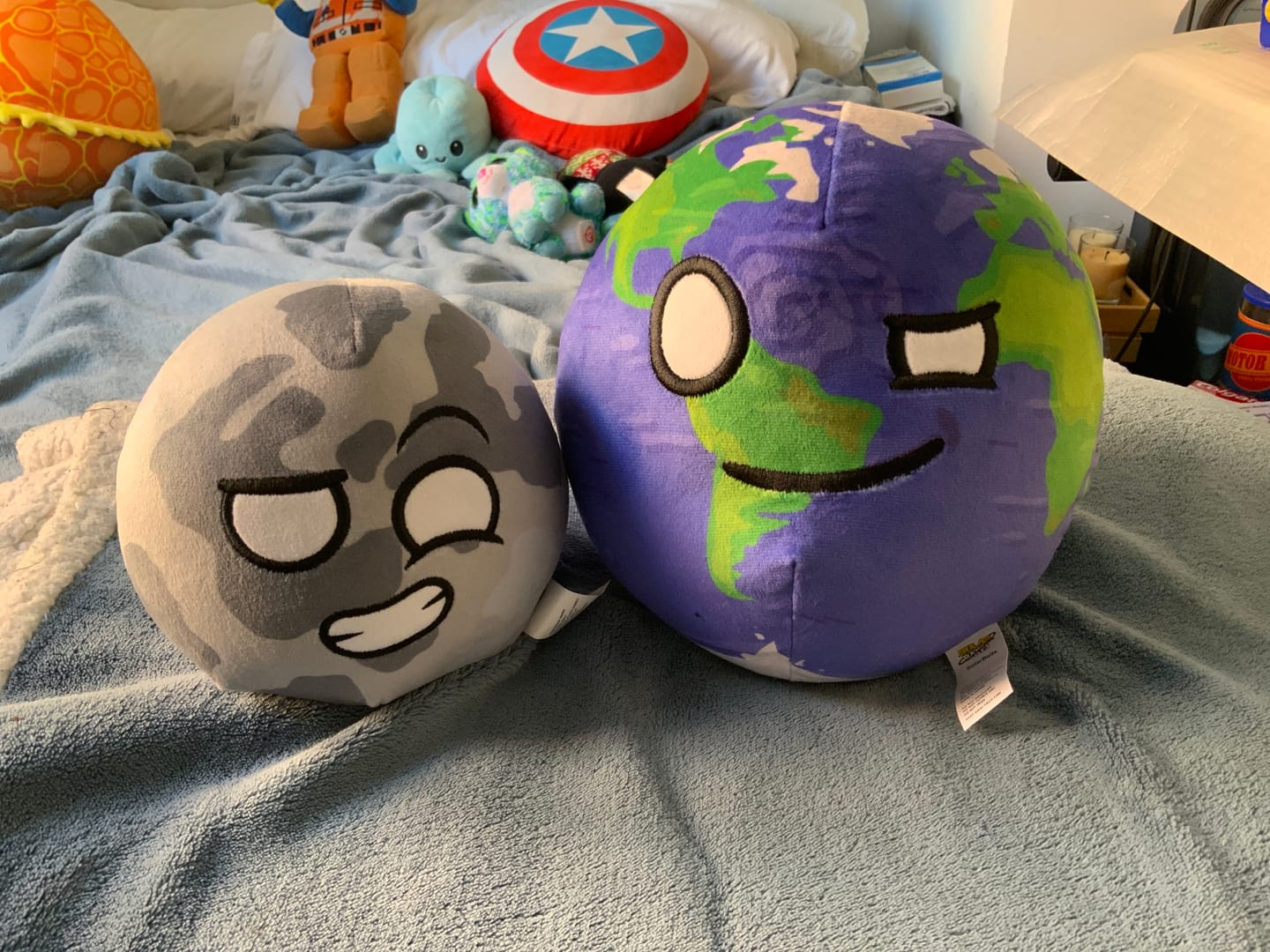 Customer photo review of The SolarBalls Moon Plush
