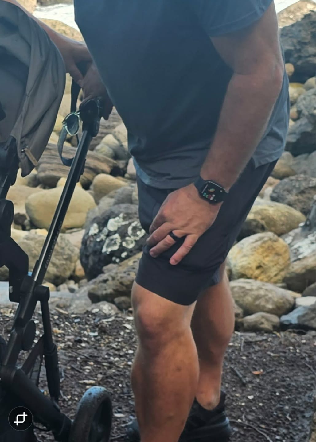 Customer photo review of The Obsidian - Silicone Ring