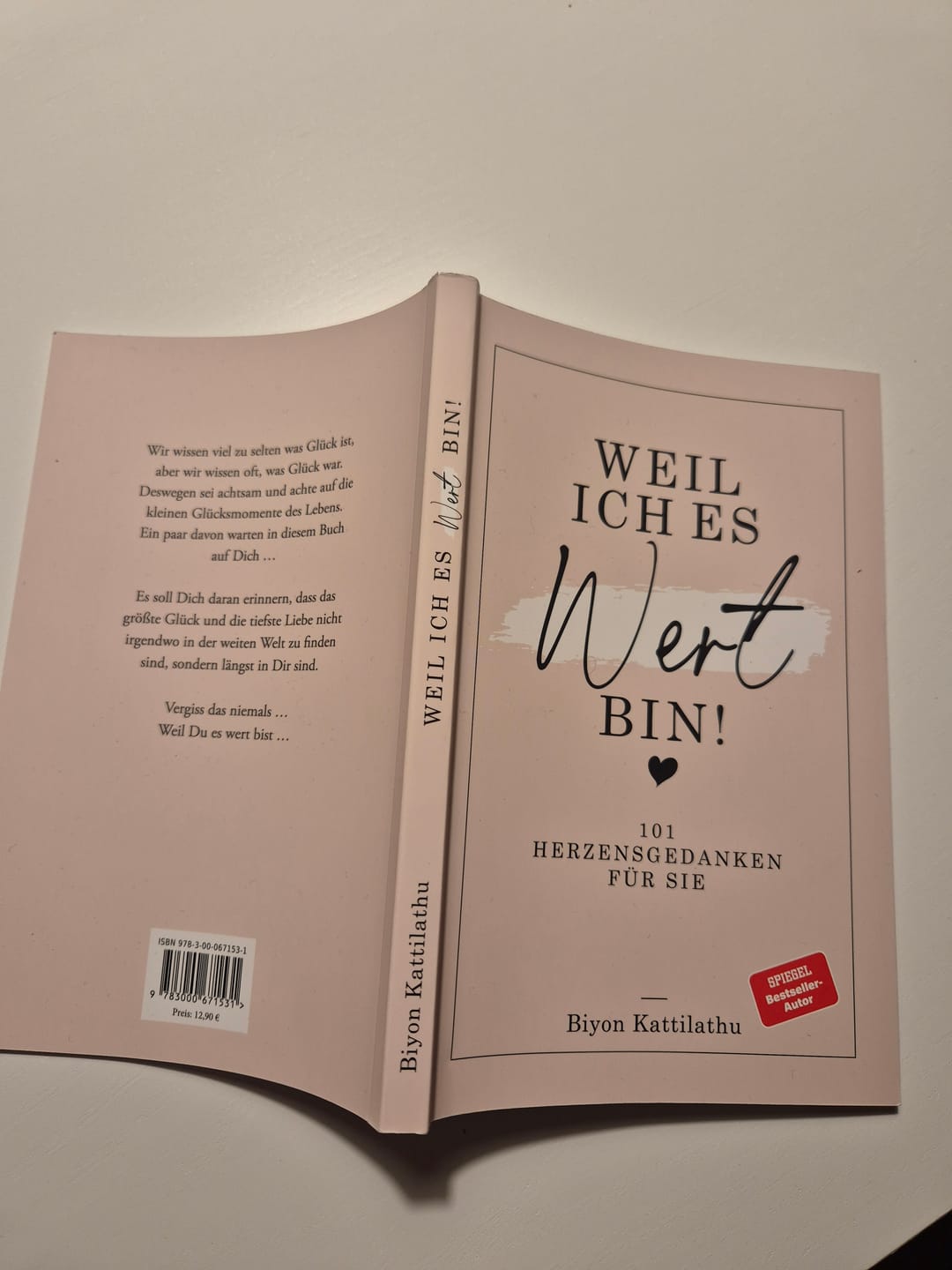 Customer photo review of Weil ich es wert bin! - 101 Herzensgedanken für sie