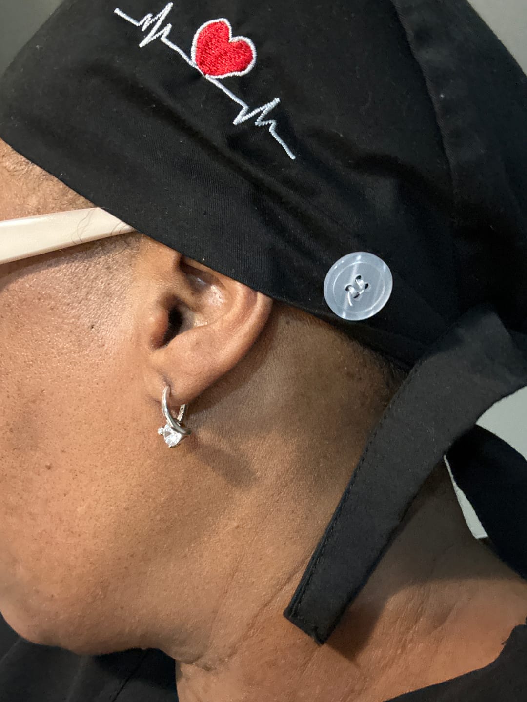 Customer photo review of Mila Earrings | Sterling Silver
