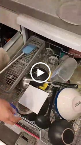 Customer video review of דפי ניקוי למדיח