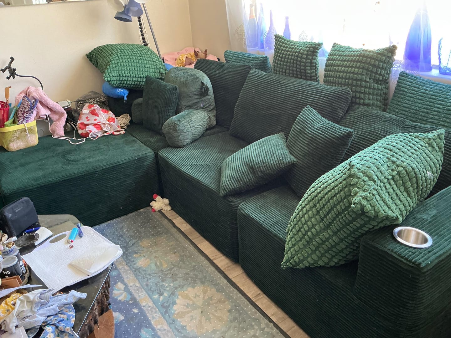 Customer photo review of Hestia Modular Sectional Compressed Sofa