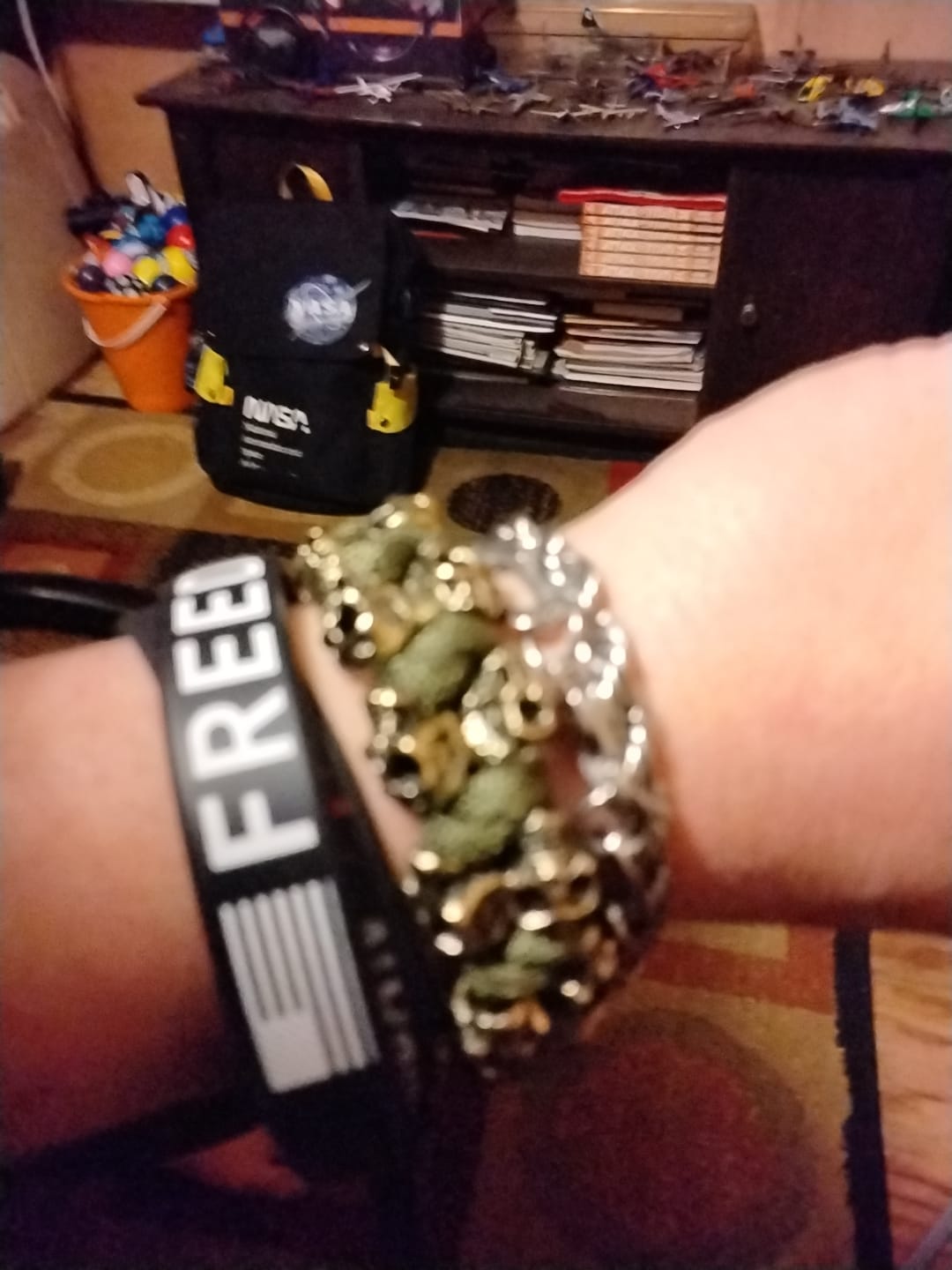 Customer photo review of American AF Wristband