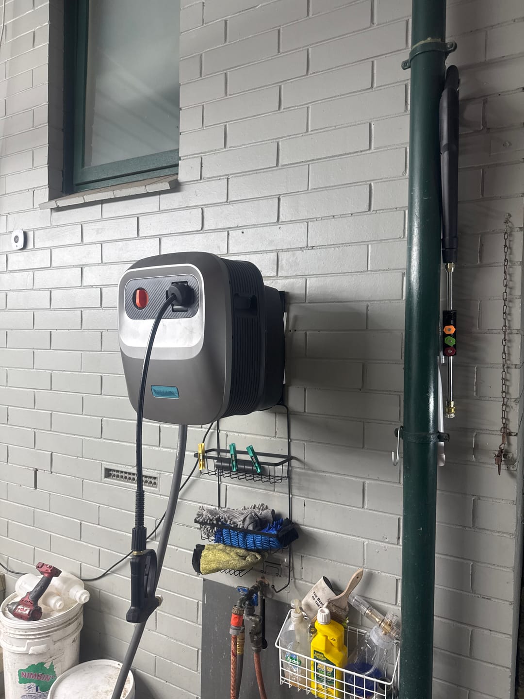 Customer photo review of Grandfalls Retractable Pressure Washer G20