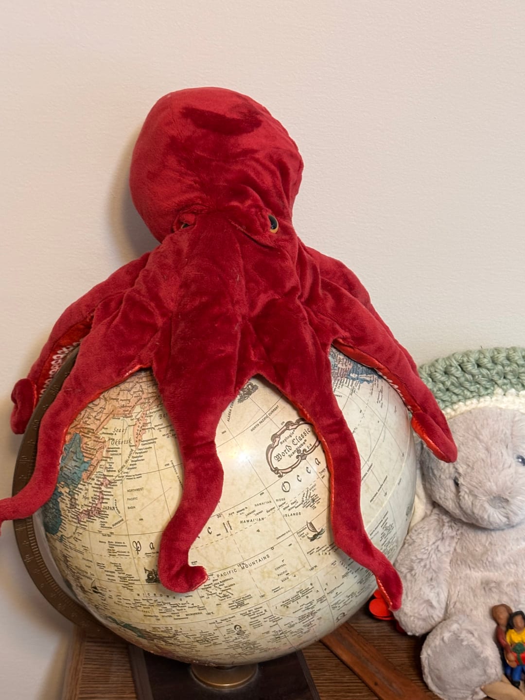 Customer photo review of Red Octopus Soft Stuffed Plush Toy