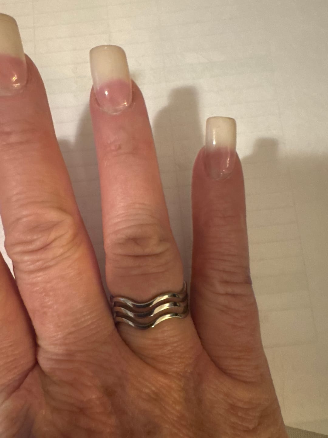 Customer photo review of Wave Trio Ring (Bundle)