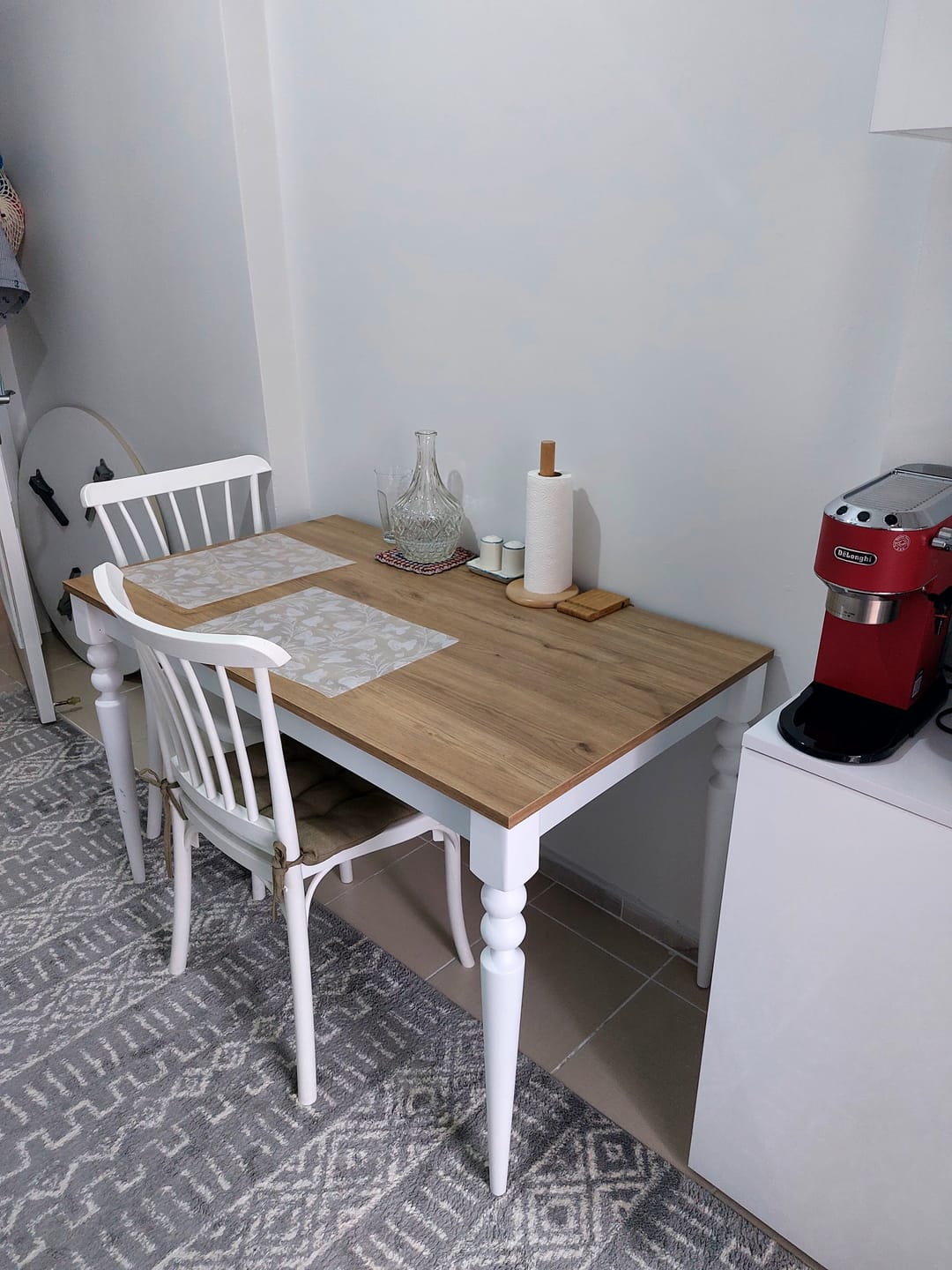 Customer photo review of Rani JA104 Mutfak Masası Yemek Masası Sepet Ceviz - Beyaz