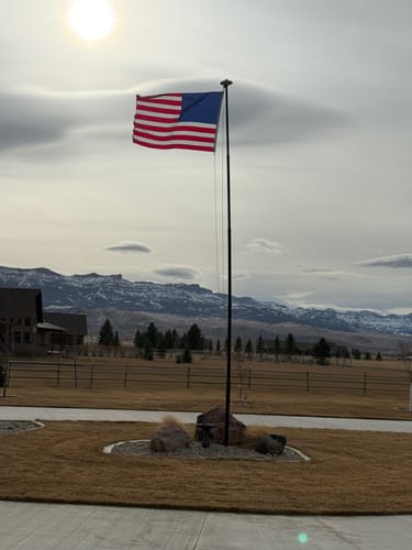 Customer photo review of 4' x 6' American Flag