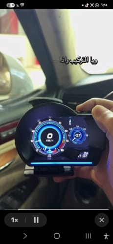 Customer photo review of Car Head Up Display OBD2 Smart Car HUD