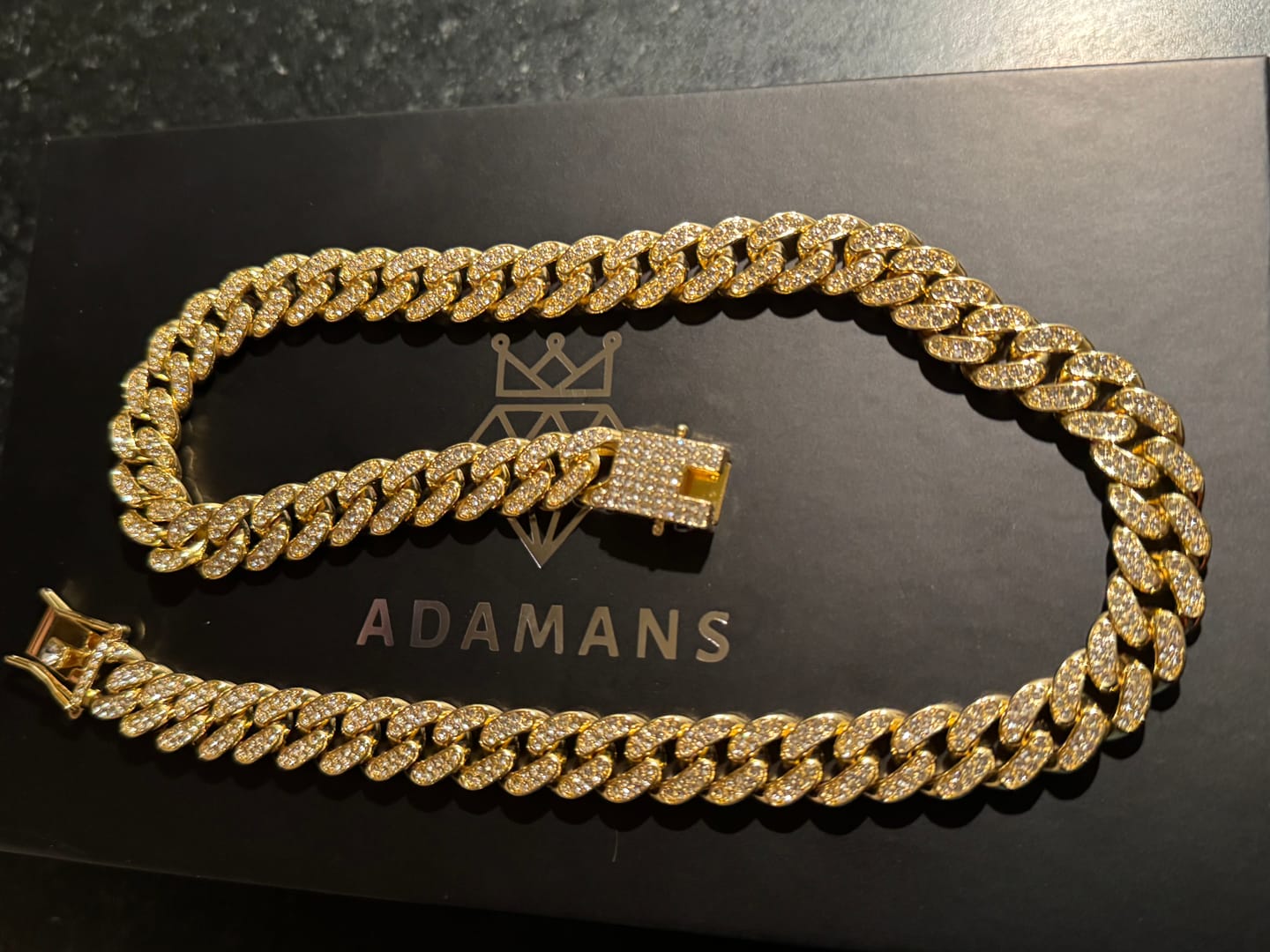 Customer photo review of 12.5mm Cuban Chain - Gold
