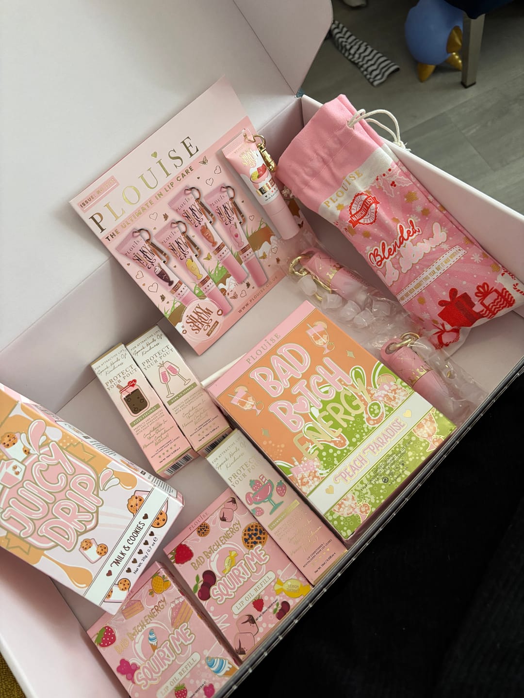 Customer photo review of P.Louise Key Chain Lip Oil & Refill Bundle