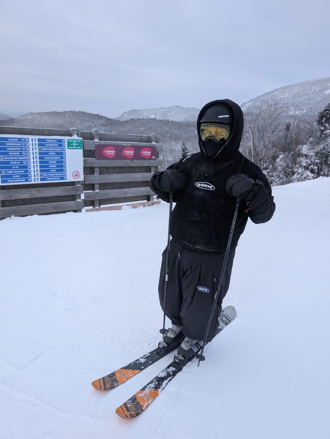 Customer photo review of Bungee Cord Hoodie - Black