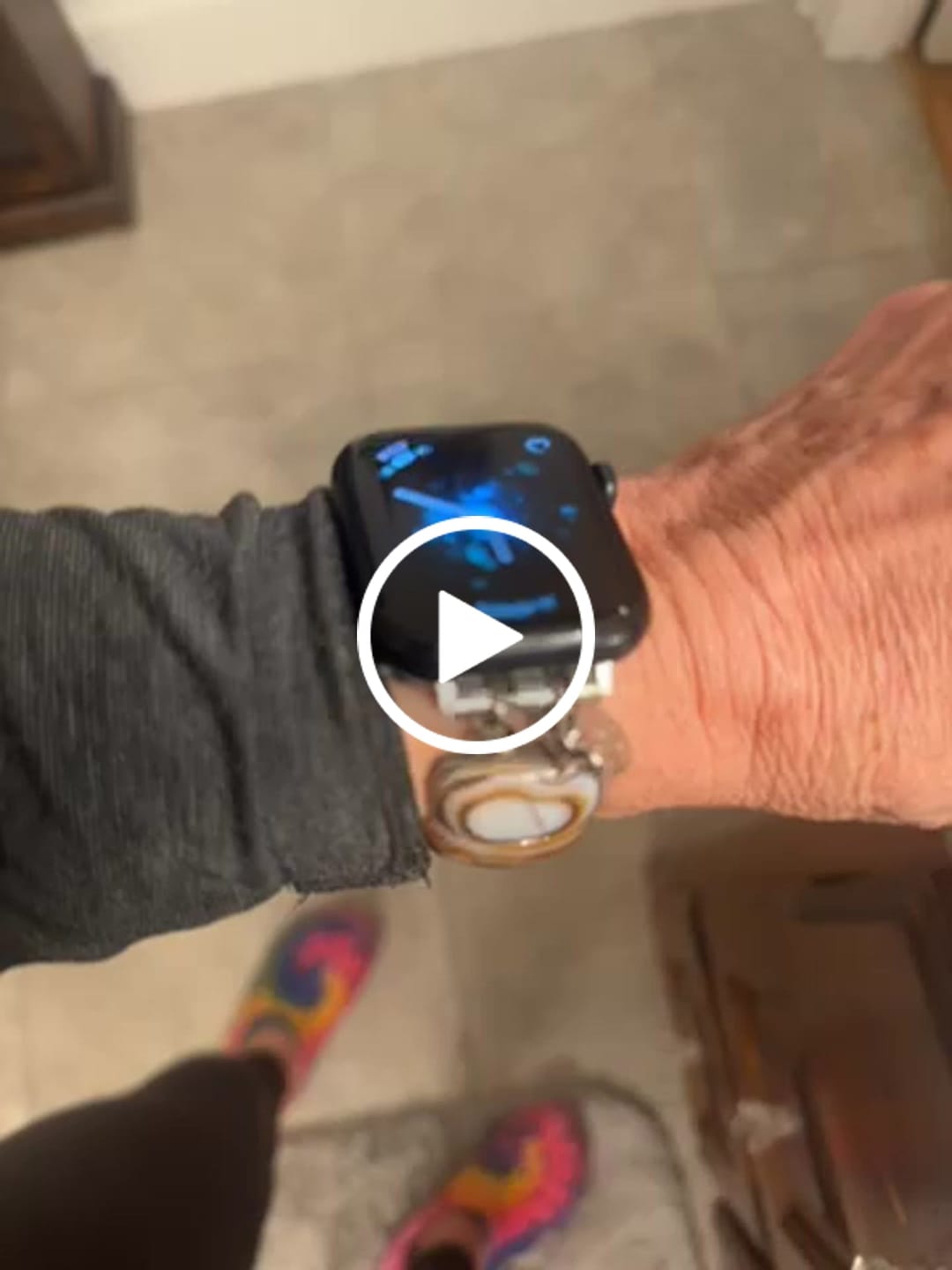 Customer video review of Bohemian Onyx Elegance Stretch Apple Watch Strap