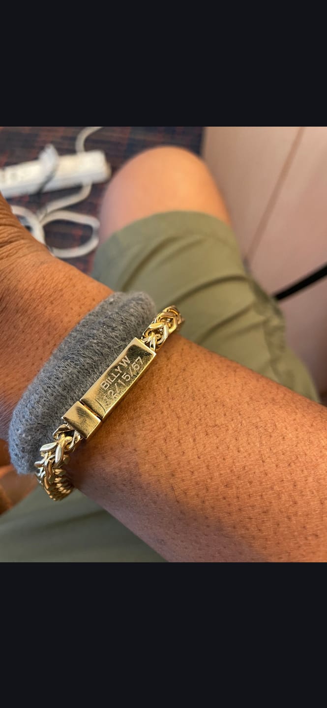Customer photo review of Franco Link Bracelet | 6MM