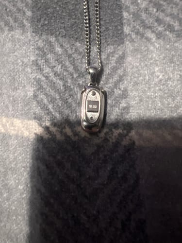 Customer photo review of Flip Phone Pendant