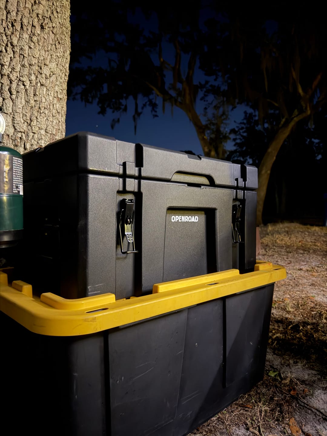 Customer photo review of OPENROAD Camping Storage Case – 50L
