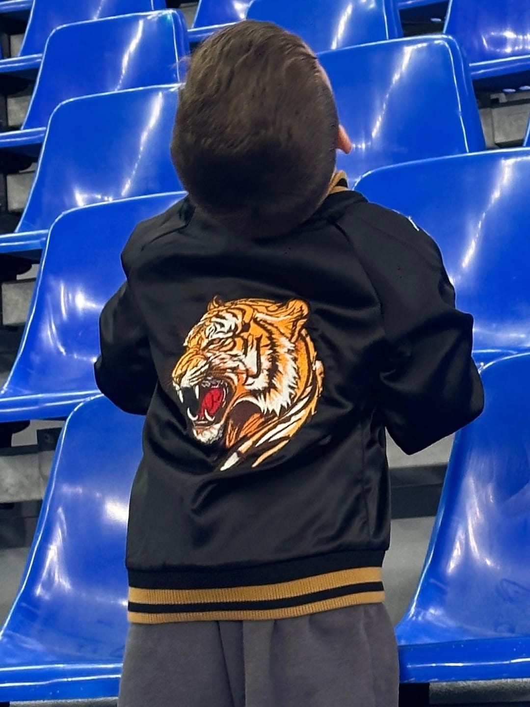 Customer photo review of Roaring Tiger Souvenir Jacket for Kids