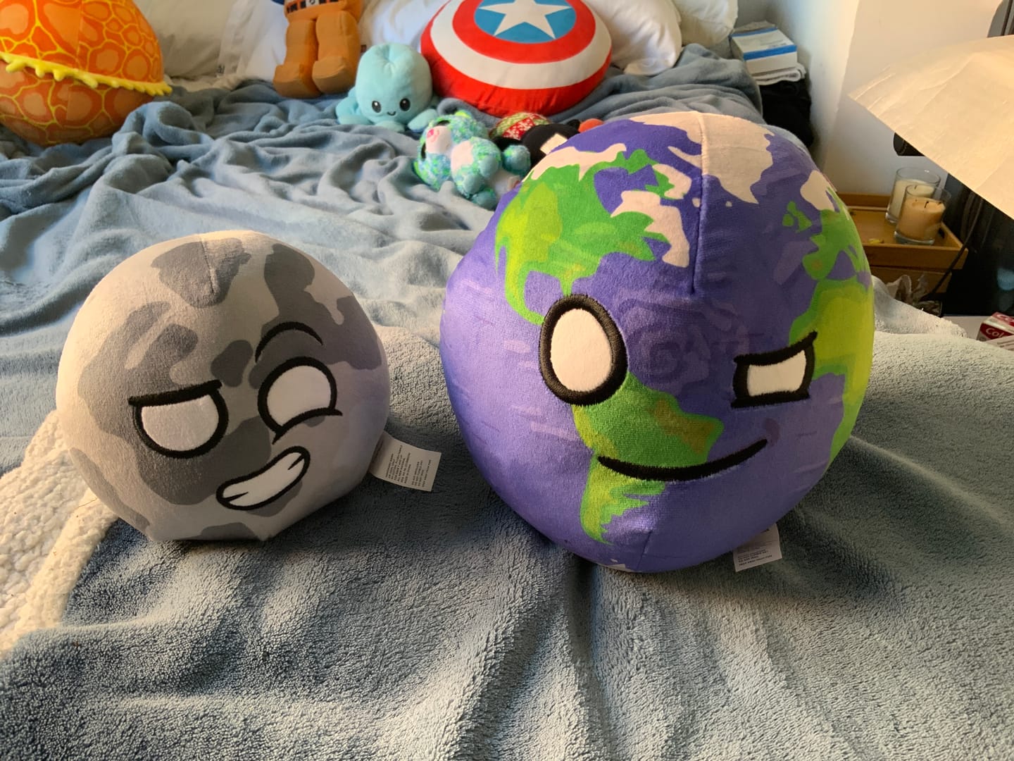 Customer photo review of The SolarBalls Earth Plush
