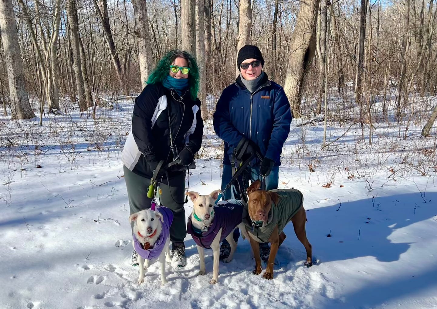 Customer photo review of WarmShield Water-Resistant Jacket - Cosmic