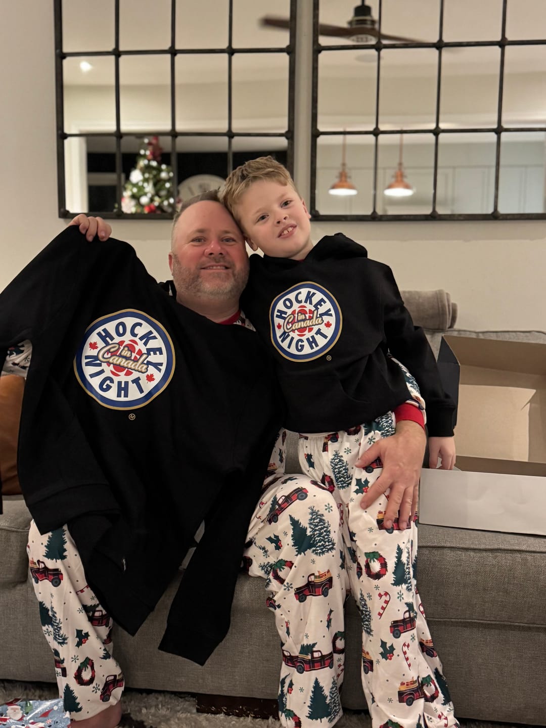 Customer photo review of Hockey Night in Canada Logo Kids Sweatshirt and Hoodie