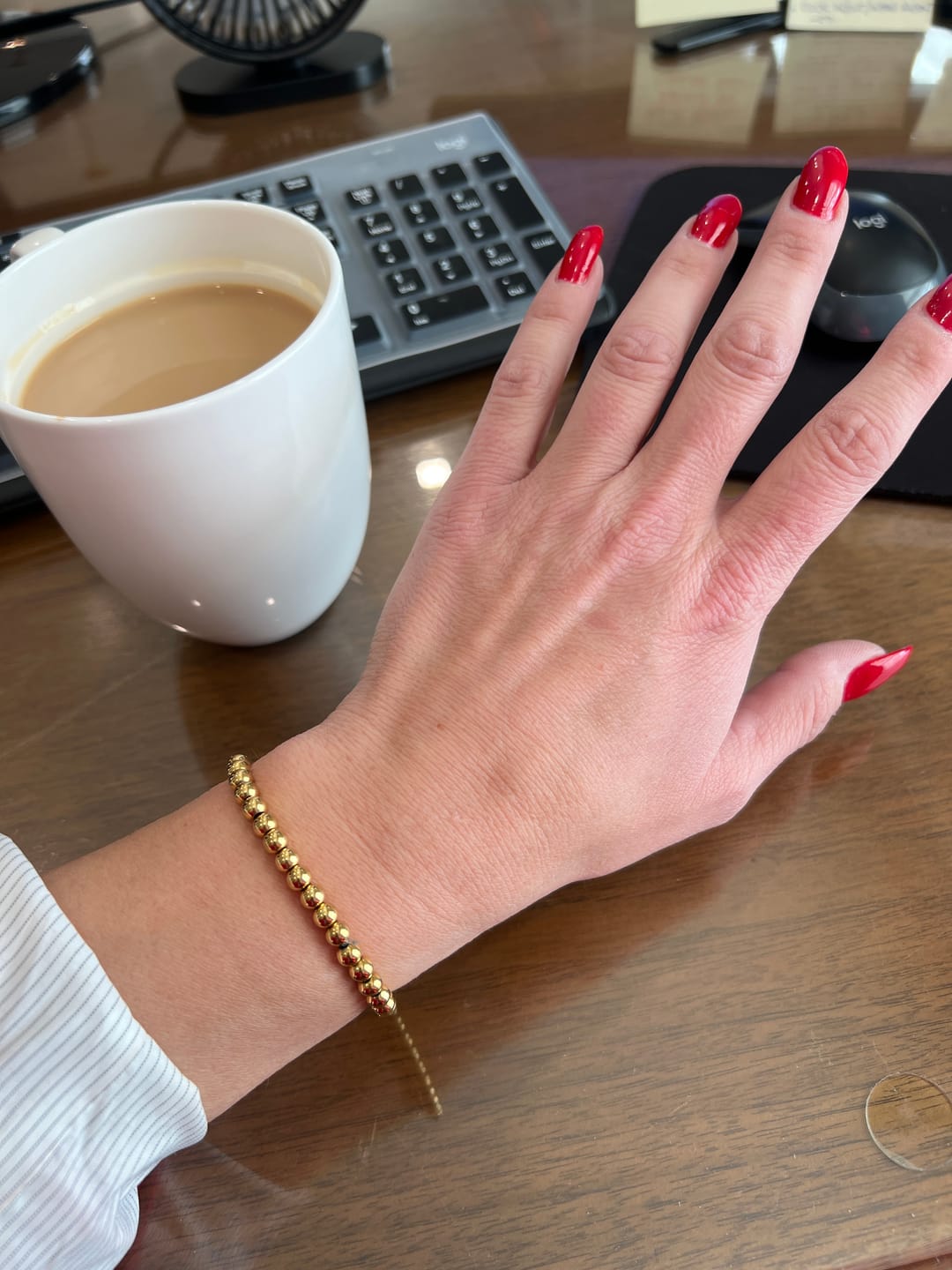 Customer photo review of Caicos Beaded Bracelet (Bundle)