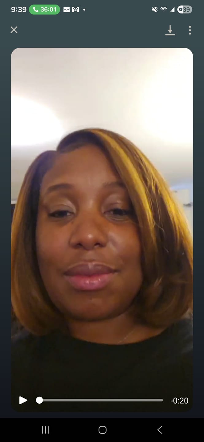 Customer photo review of Sensationnel Curls Kinks & Co Glueless Textured HD Lace Front Wig - Y-PART KINKY CHIC BOB 12" - Kinky Edges