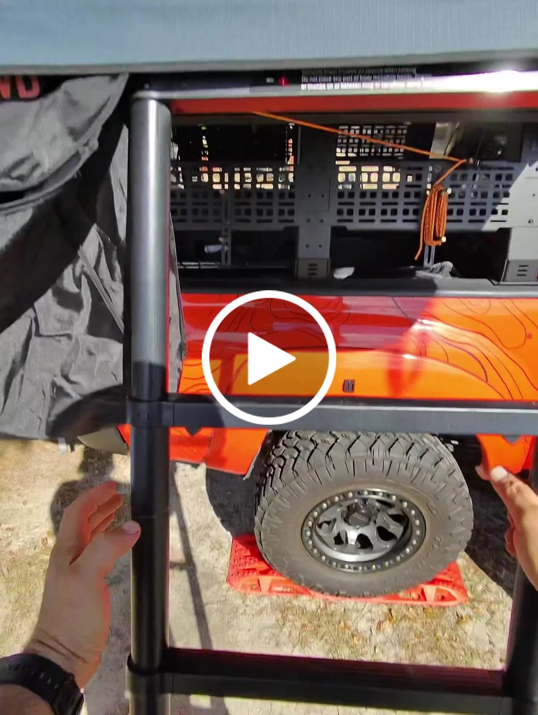Customer video review of OPENROAD Soft Roof Top Tent