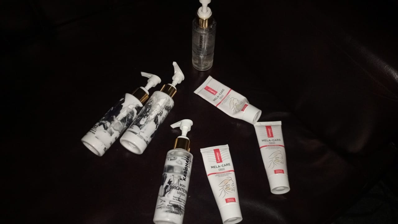 Customer photo review of DazzleSkin Body Hydrating Lotion