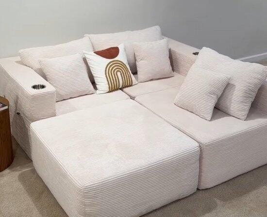 Customer photo review of Hestia Modular Sectional Compressed Sofa