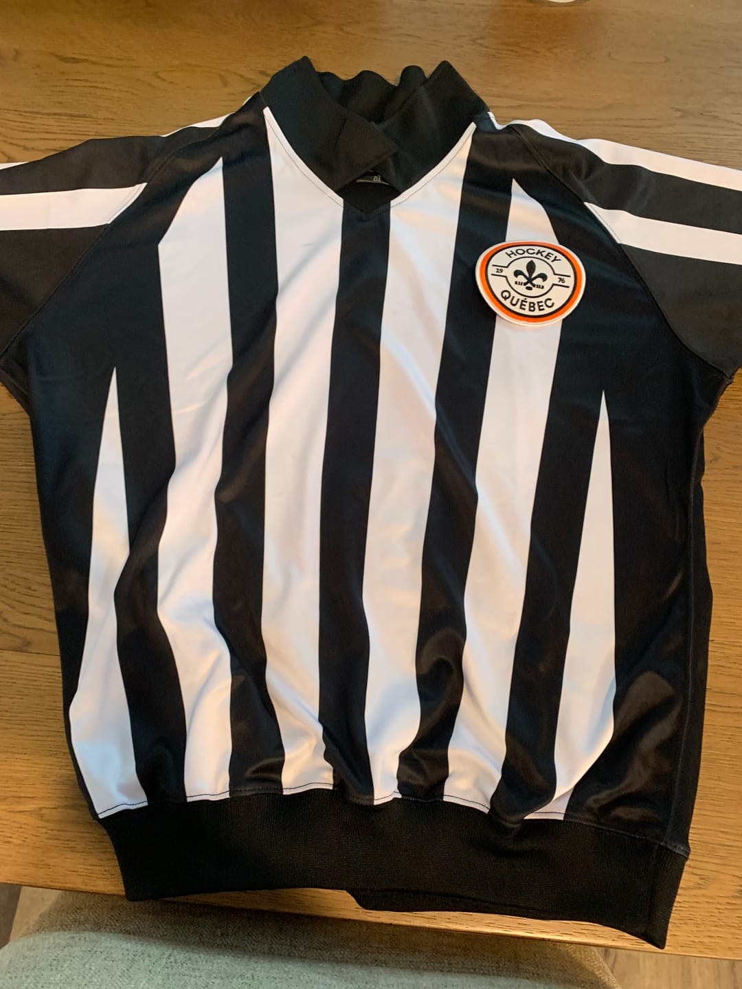 Customer photo review of ZLE HOCKEY REFEREE JERSEY - LINESMAN