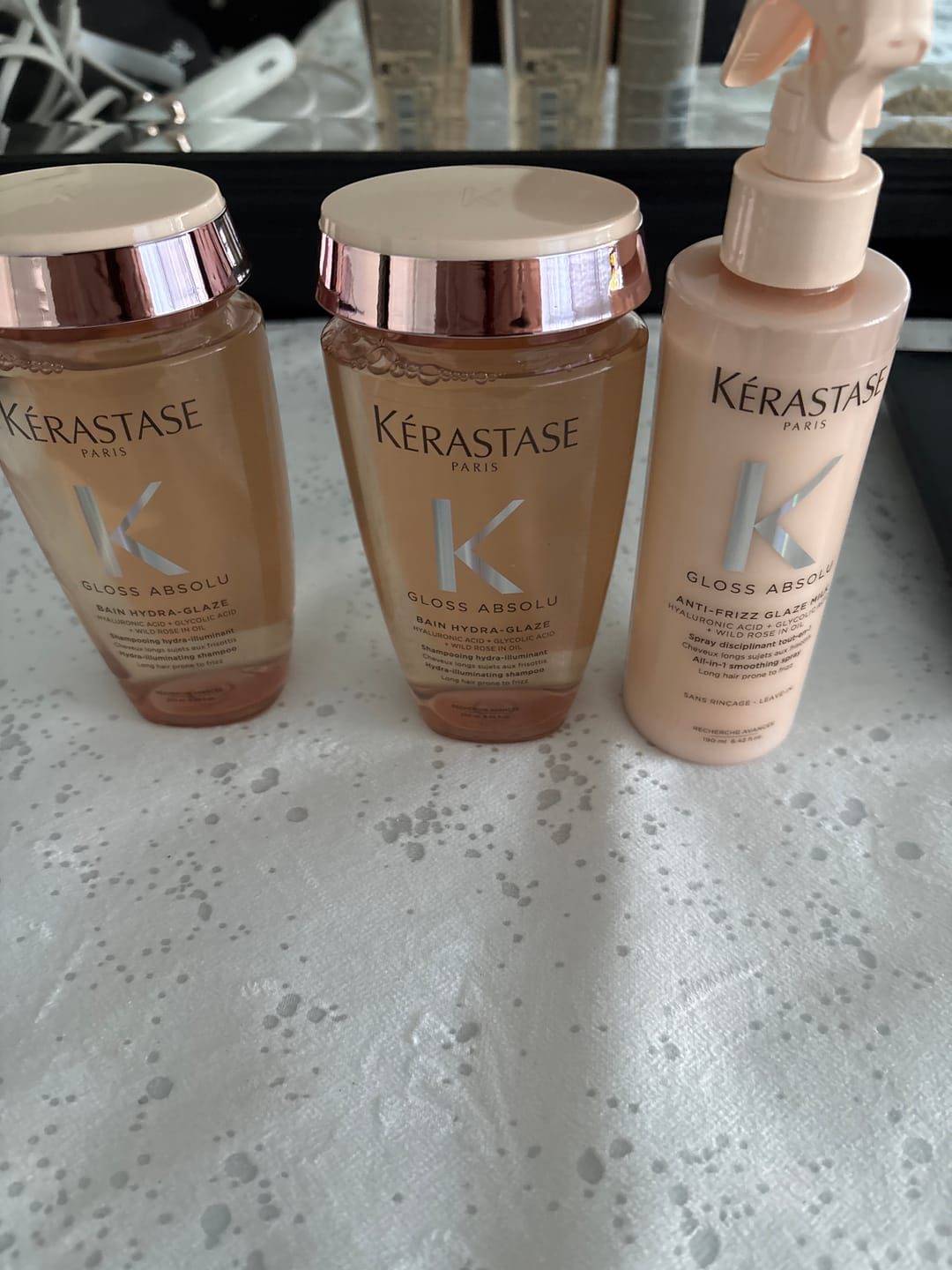 Customer photo review of Coffret de Noël Kérastase - Gloss Absolu