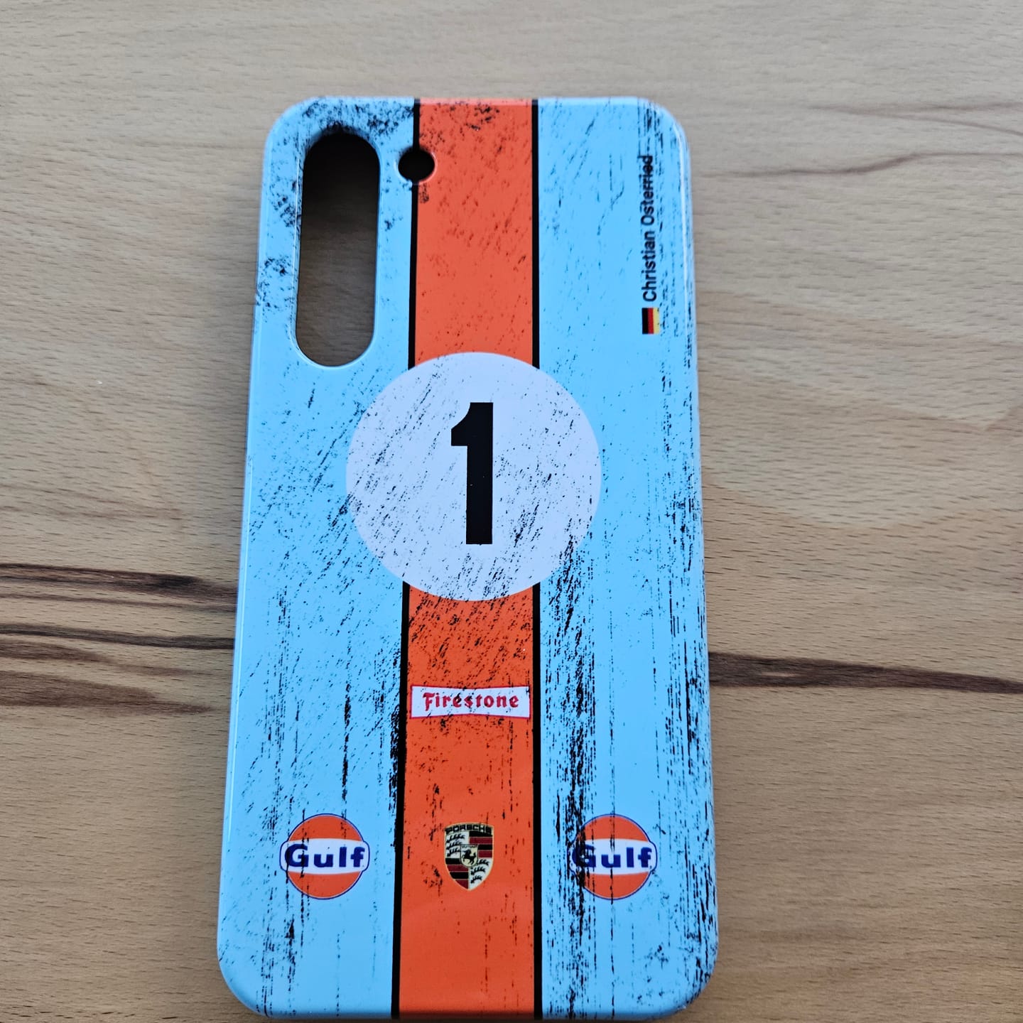 Customer photo review of 917K #20 Gulf 24h LM 1970 Livery - Individuelle Premium Hülle für Samsung