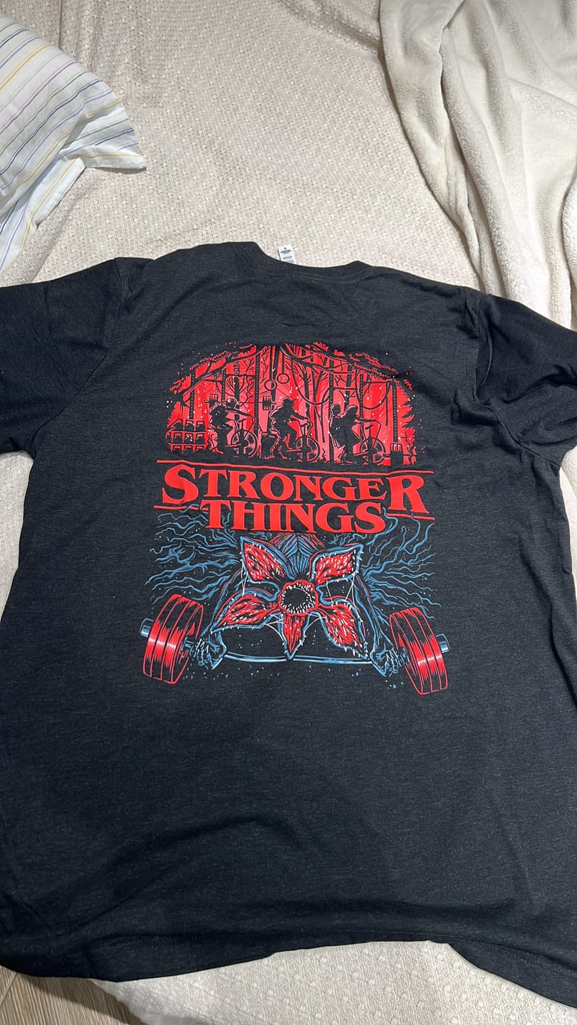 Customer photo review of STRONGER THINGS - UNISEX