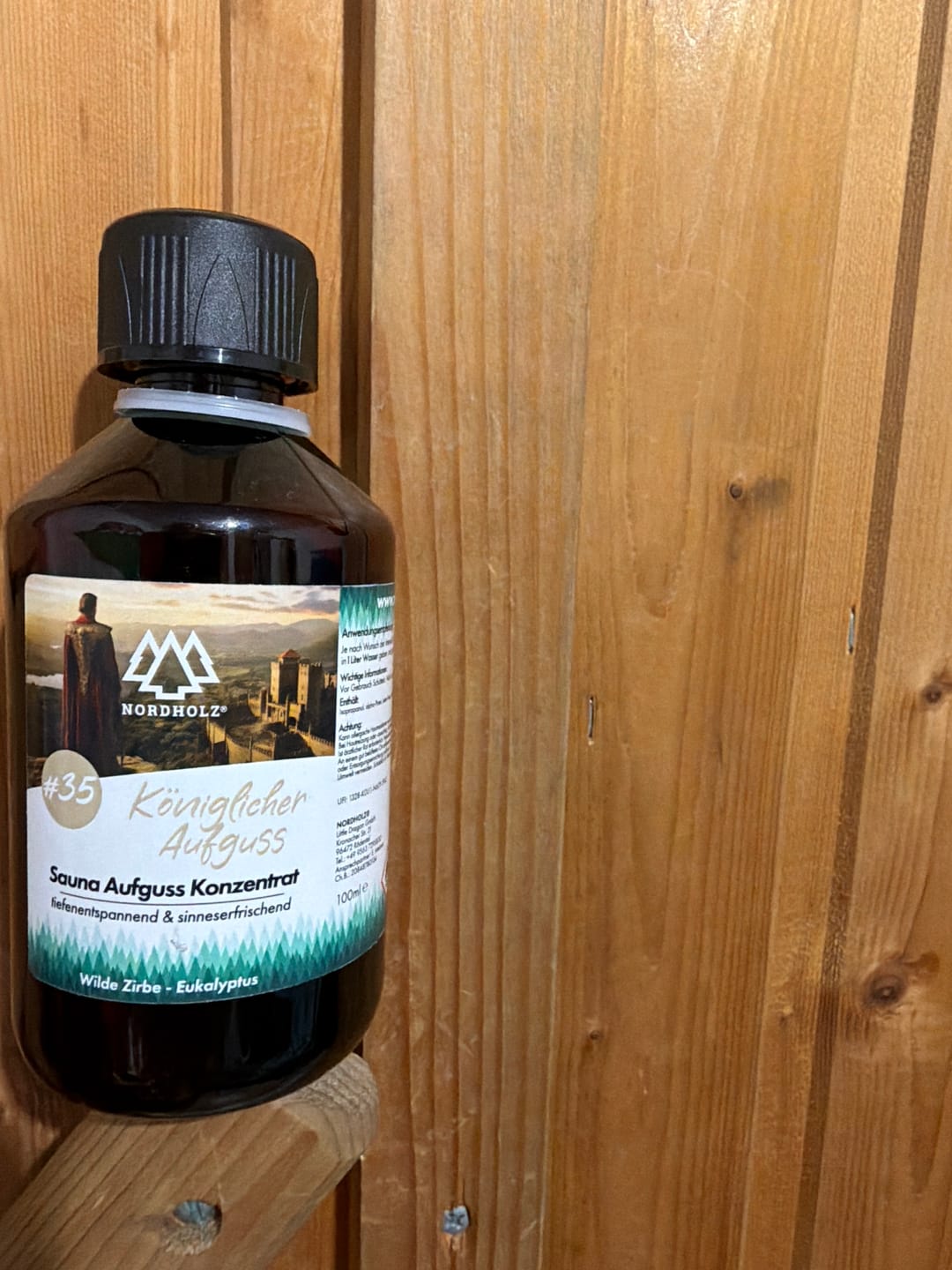 Customer photo review of Sauna Aufguss Konzentrat #35 Königlicher Aufguss