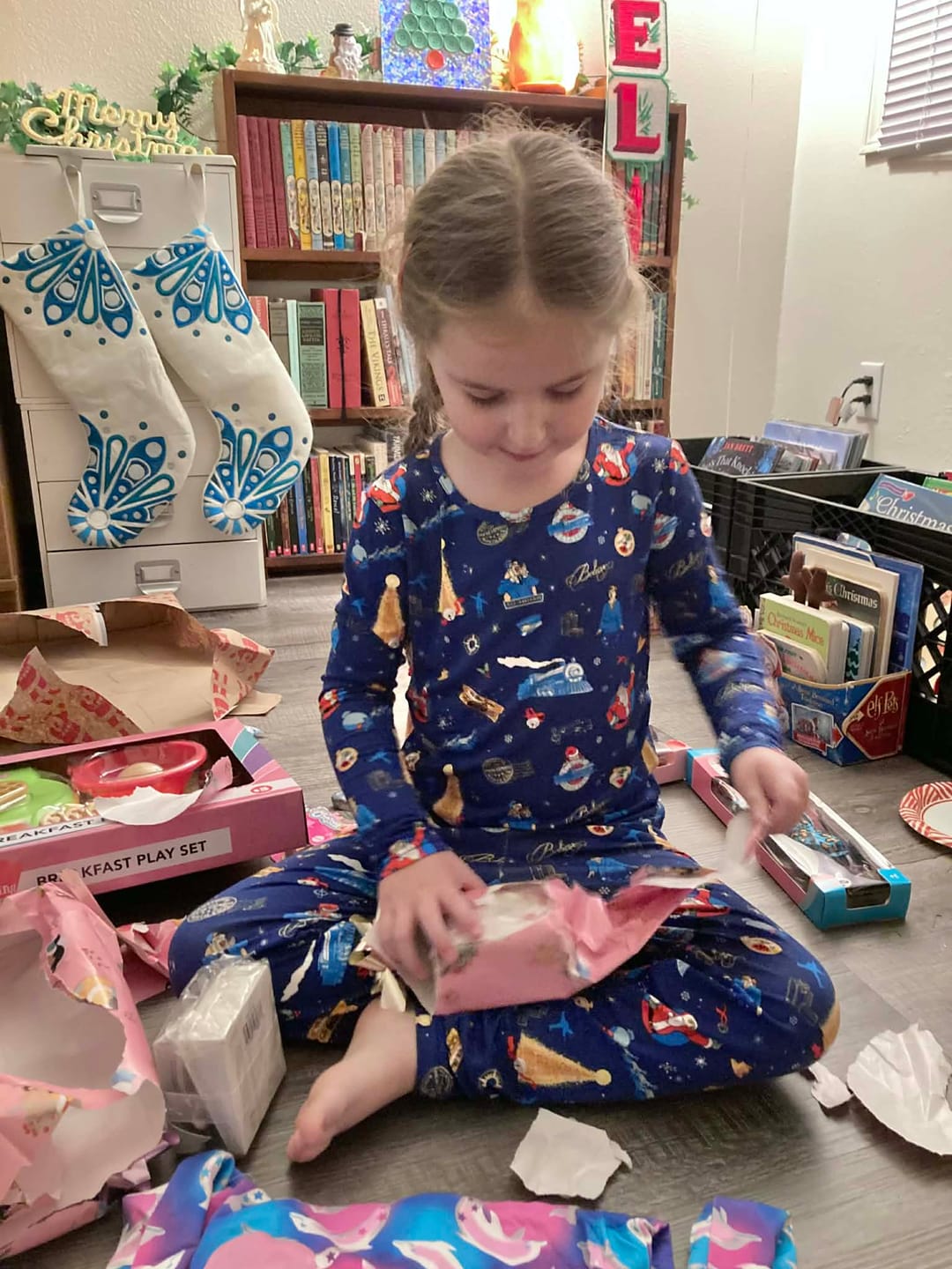 Customer photo review of The Polar Express™ Bamboo Kids Pajamas