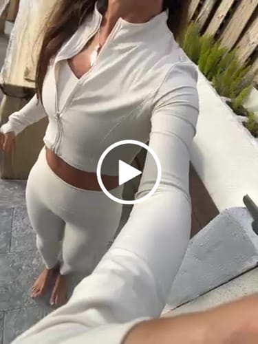 Customer video review of The Eloise Jacket Sports Bra Leggings 3-Piece Set