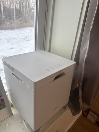 Customer photo review of Carepod Cube Plus X50V - Sanitizing Warm + Cool Mist Stainless Steel Humidifier
