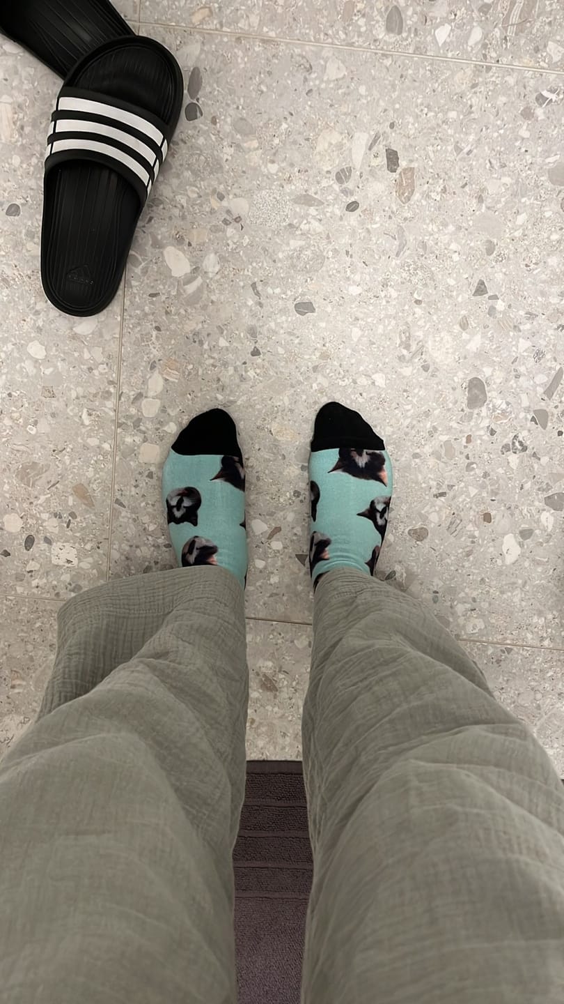 Customer photo review of Dein Foto - Individuelle Socken