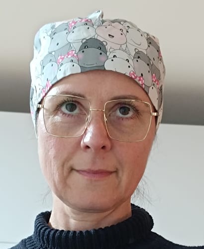 Customer photo review of OP Haube Flusspferd Party - Komfort