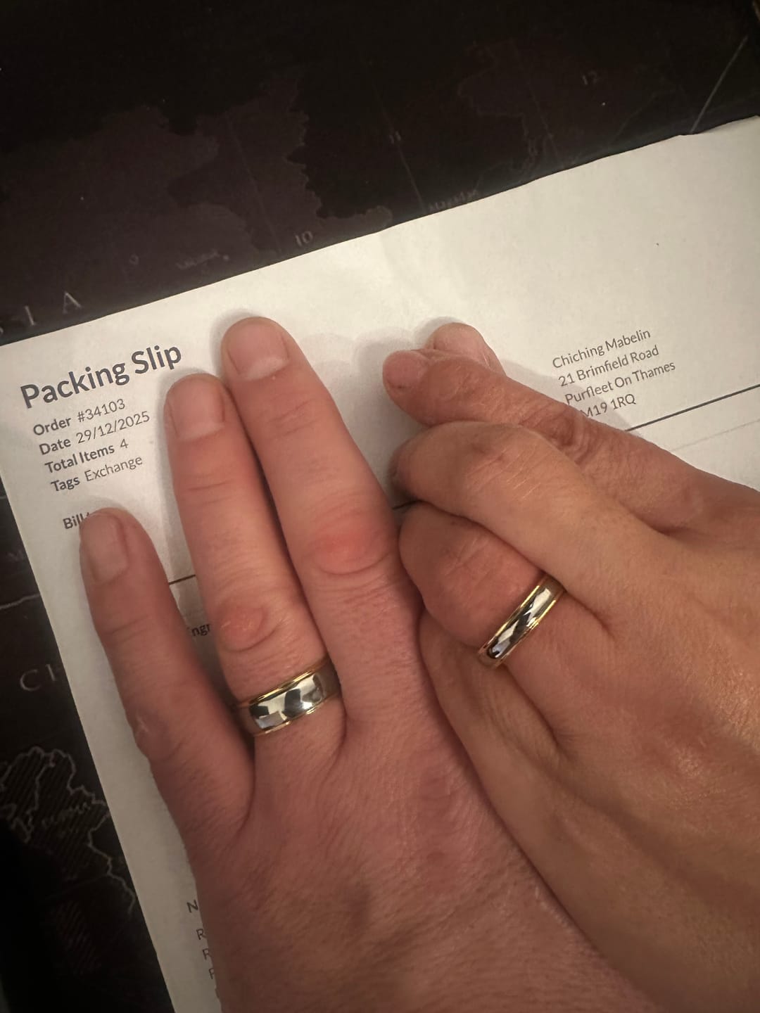 Customer photo review of Vulcan Mirror 4mm Wonder Ring