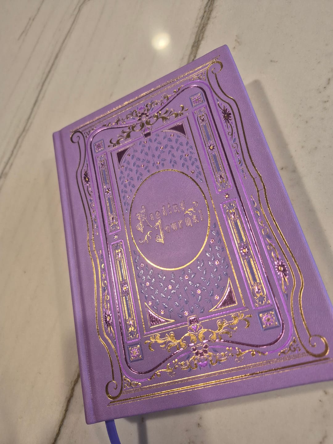 Customer photo review of Reading Journal - Wisteria