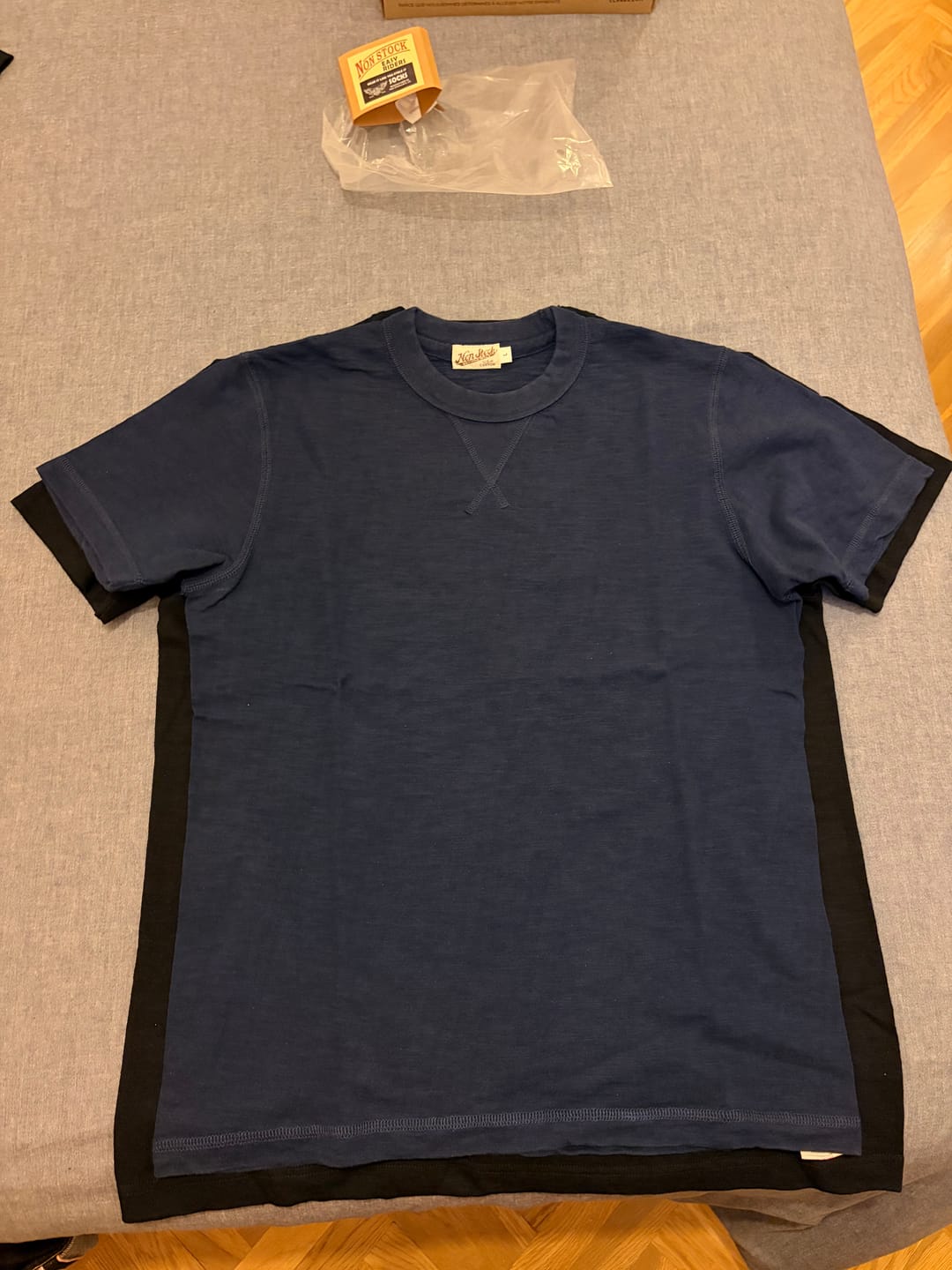 Customer photo review of 10.5 oz Cotton Tubular Gusset T-Shirt - Black