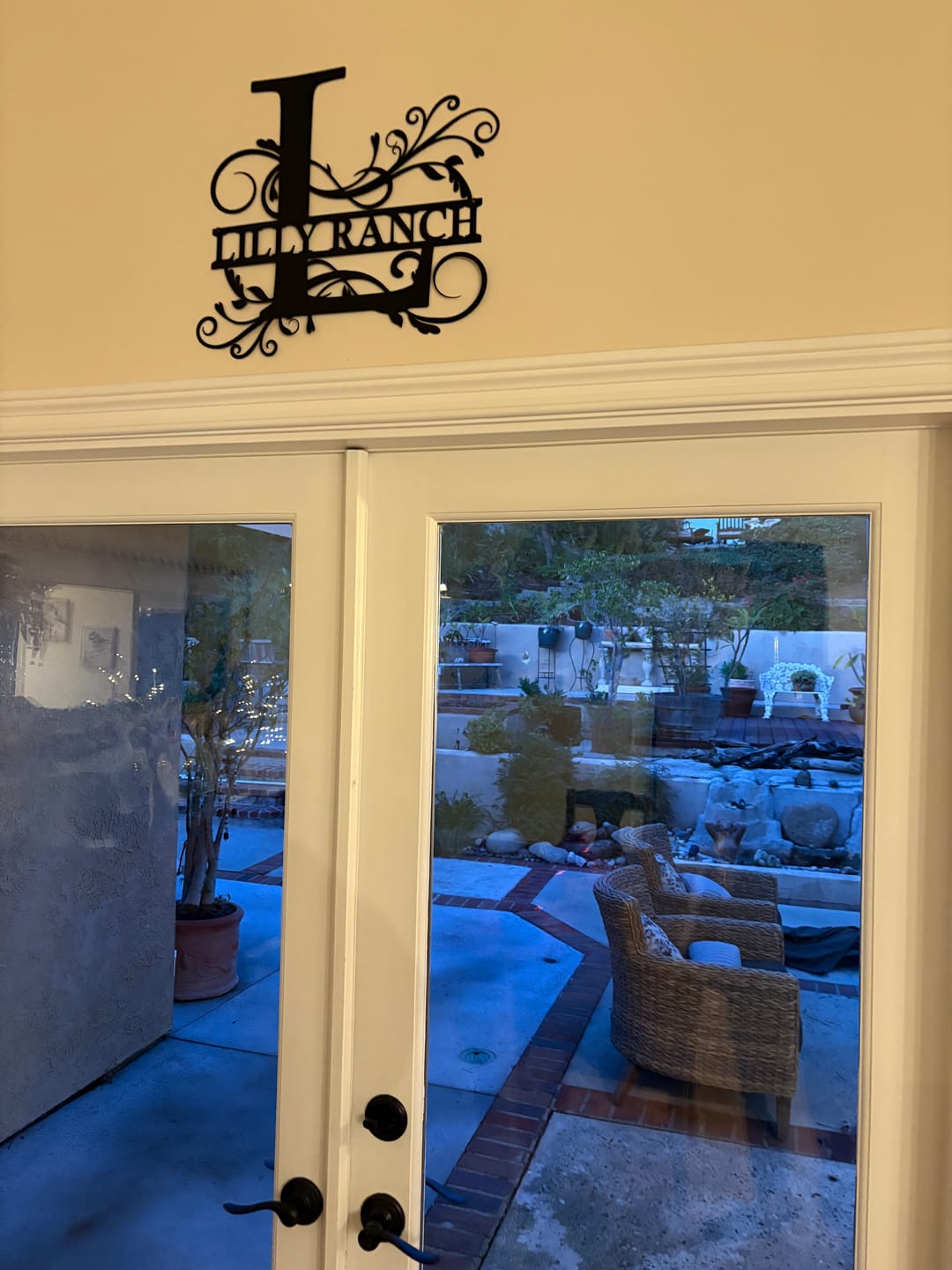 Customer photo review of Letter Monogram - Floral