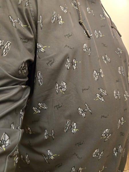 Customer photo review of Star Wars™ "Pew Pew" – Performance Hoodie