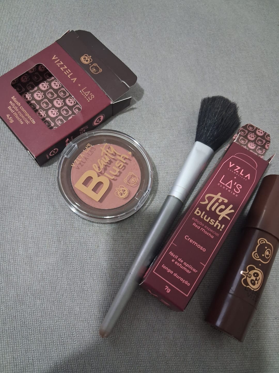 Customer photo review of Kit Blushes Red Mocha Vizzela + La's