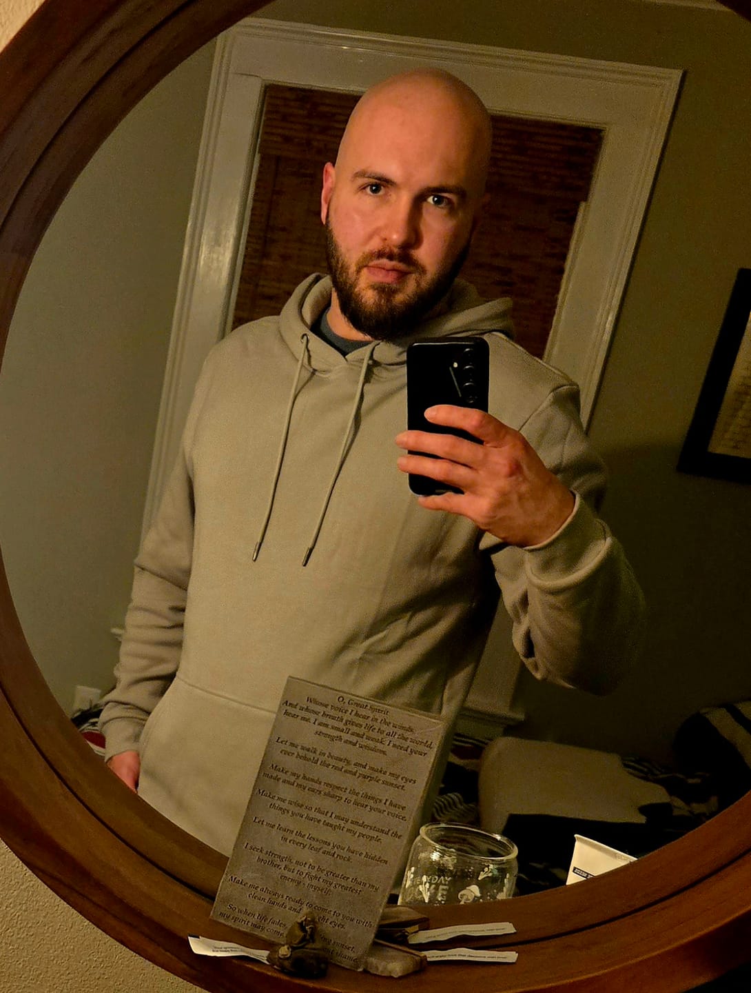 Customer photo review of 021 ESSENTIAL DROP-CUT HOODIE