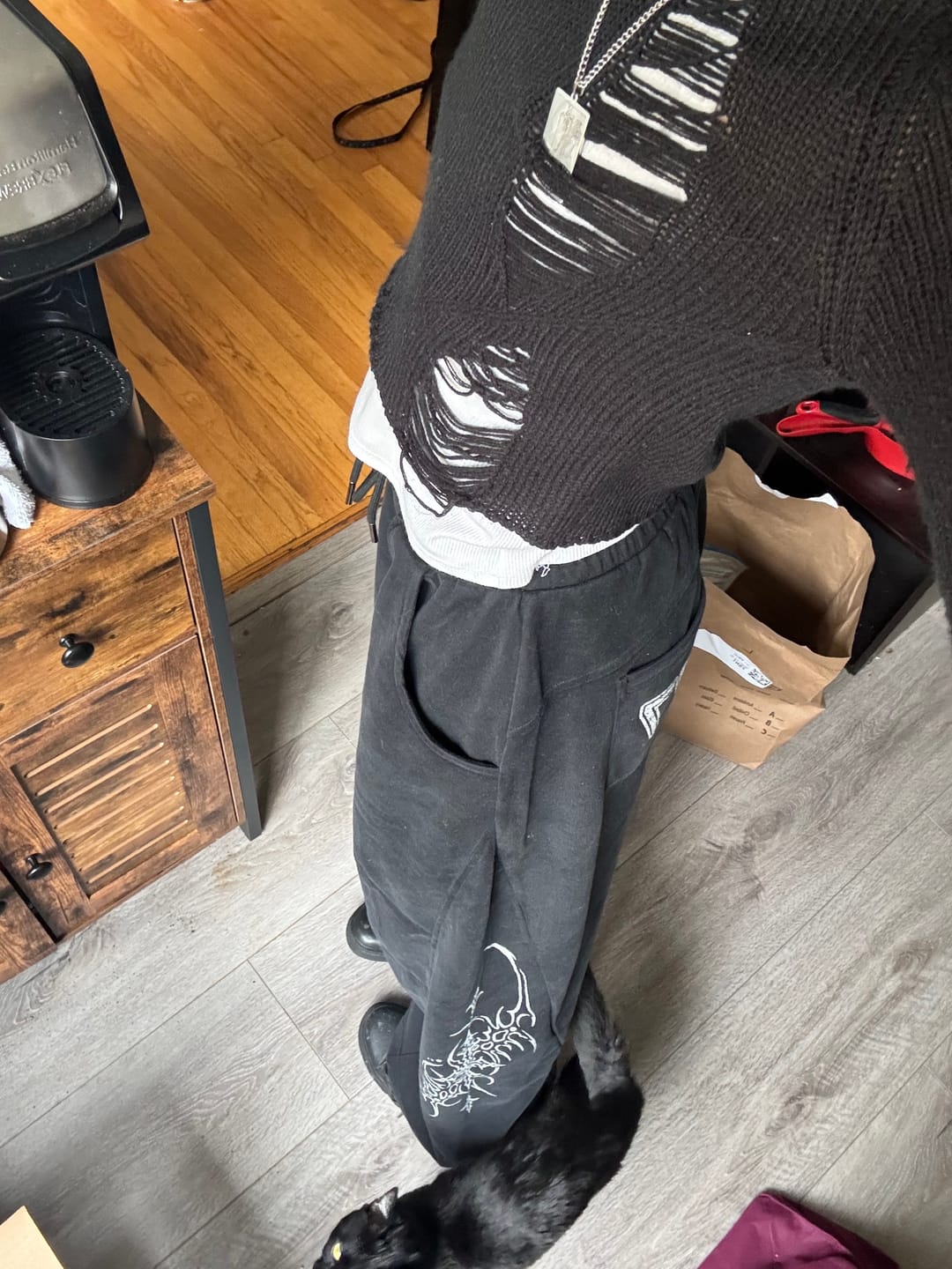 Customer photo review of Aelfric Eden Blade Baggy Barrel Sweatpants