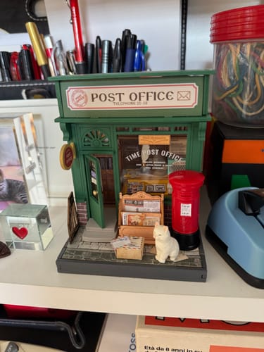 Customer photo review of Robotime DIY Mini House Century Post Office