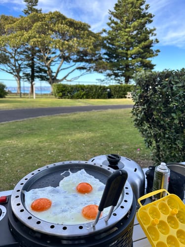 Customer photo review of COBB Frying Pan