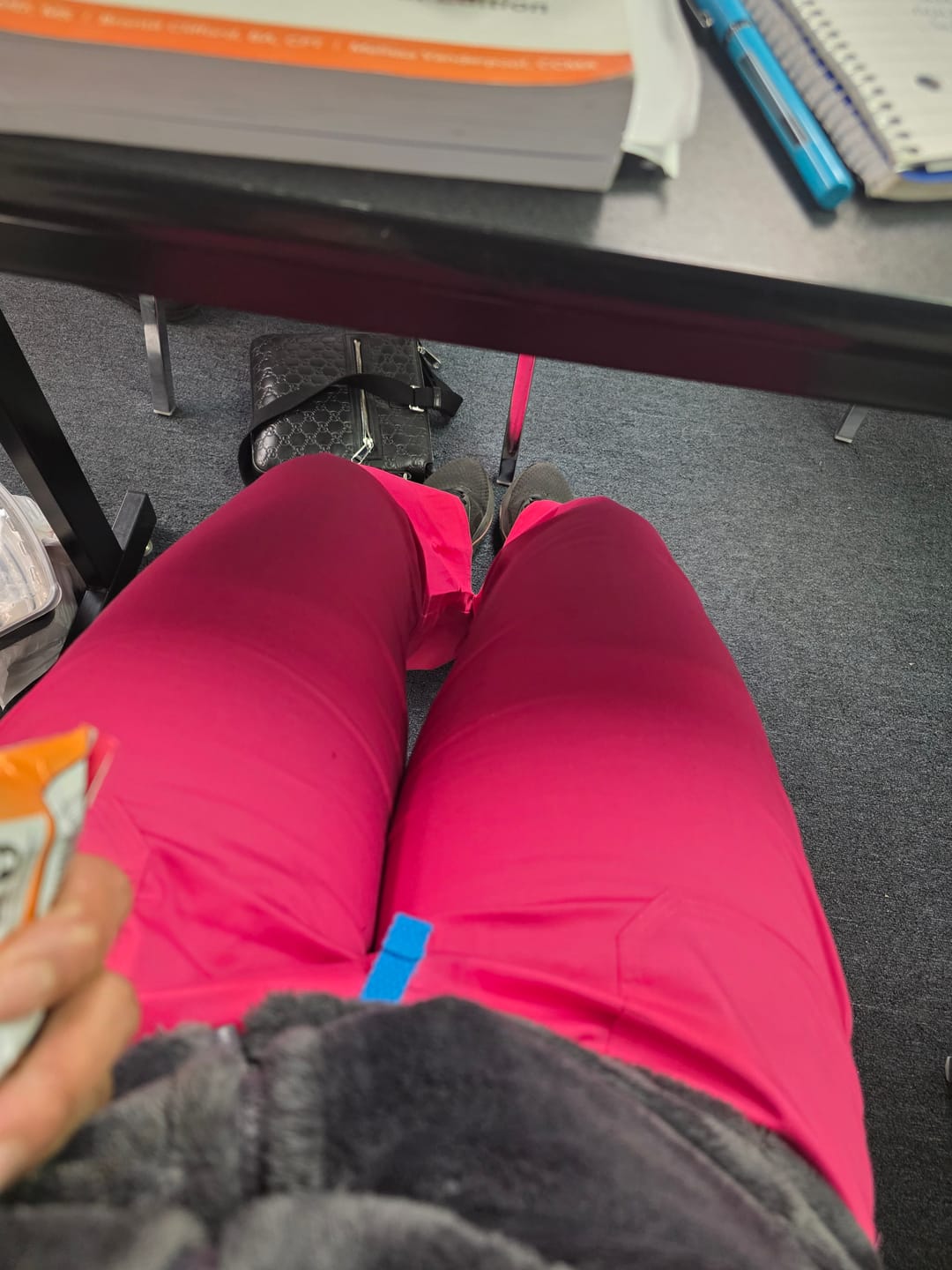 Customer photo review of Maevn Blossom 9102 Multi-Pocket Flare Pant (Final sale)